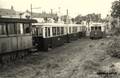 DIJON (Côte-d'Or) - Une autre vue du dépôt des tramway de la Côte-d'Or, en 1953.