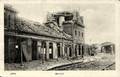 LENS (Pas-de-Calais) - L'ancienne gare pendant la guerre de 1914-1918.