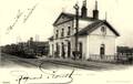 LA FERTE SAINT-AUBIN (Loiret) - La gare et le train - Editeur : Martin.