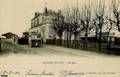 LA VERRIERE (Seine et Oise) - La cour de la gare - Editeur : A.Bourdier, imprimeur à Versailles.