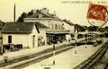 SAINT-ANDRE le GAZ (Isère) - La Gare côté voies - Editeur : Monin.