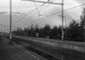153047, Gezicht op het perron van het N.S.-station Bunnik te Bunnik., Nederlandse Spoorwegen, fotograaf