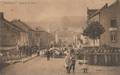 CPA BELGIQUE MESSANCY Rue de la Gare Hôtel Enfants Troupeau de Chèvres Animation 1919