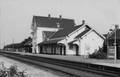 154600, Gezicht op de perronzijde van het station Boxmeer te Boxmeer., Nederlandse Spoorwegen, fotograaf