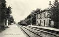 CHASSENEUIL (Vienne) - La Gare - Arrivée d'un train.
