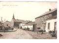 Belgique-België CP Gedinne Route de la Gare Animée Eglise Charrettes 1823
