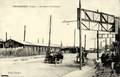 TERGNIER (Aisne) - La gare (provisoire) et l'avenue - Editeur : Chenet.