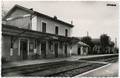 ALBENS (Savoie) - La gare côté voies vers 1950 - Editeur : Combier à Mâcon.