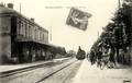 2 - MARCIGNY (Saône et Loire) - Intérieur de la gare - Arrivée d'un train - Editeur : L.Bérard.