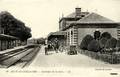 SILLE le GUILLAUME  (Sarthe) - Intérieur de la gare, côté voies - Editeur : LL n°18.
