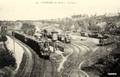 29 - PLANCOET (Côtes-du-Nord) - La gare et le train.