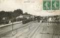 MONTARGIS (Loiret) - Vue générale de la gare - Editeur : Nouvelles Galeries.