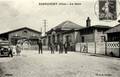 RIBECOURT (Oise) - La Cour de la Gare - Editeur : R.Declein.