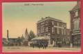 Leuze - Place de la Gare ... Hôtel de la Couronne et Café Royal - 1911 ( voir verso )