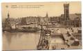 Ostende - La gare et le pont vers la rue de la Chapelle