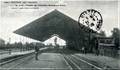(4081) - COUTRAS (Gironde) près Libourne.
La Gare - Arrivée de l'Express Bordeaux-Paris.