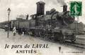 "Je pars de LAVAL, Amitiés"