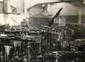 97331, Interieur van het uitgebrande Centraal Station (Stationsplein) te Utrecht na de brand in de avond van 17 december 1938: restauratie., Polygoon, Nederlands Fotobureau, fotograaf