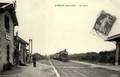 Voici une série de cartes postales anciennes de la commune de Gorges.

GORGES (Loire-Inférieure) - La gare et l'arrivée d'un train.