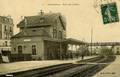 17 - COLOMBES - Vue intérieure de la gare des Vallées - Editeur : B.F. à Paris.