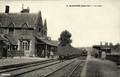 5 - MAROMME (Seine-Inférieure) - La gare et les Trains.