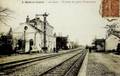 3 - REUILLY (Indre) - La gare - Arrivée du train d'Issoudun.