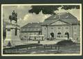 Main station in Odense, DENMARK (ODENSE, HOVEDBANEGÅRDEN), 1951 (post-WWI period) VF used postcard 704