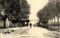 LEZIGNAN (Aude) - La gare et le train - Editeur : M.Bardou.