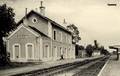 VARETZ (Corrèze) - Vue côté voies de la Gare de Le Burg (commune de Varetz).