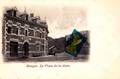 HOUYET - La Place de la Gare (avec hôtel) -Edit A. Marischal. Rochefort