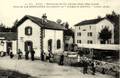Gare de LA SOUCHERE-les-BAINS (Haute-Loire) et Family-Hôtel (Cette gare se trouve sur la commune de La Chaise-Dieu) - Editeur : Béal n°5135.
