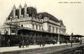 SAINT-OMER (P.-de-C.) - Quai de la Gare - (carte toilée).