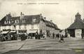 9 - LUBERSAC (Corrèze) - La Place et l'Avenue de la Gare.