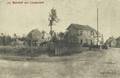 Bahnhof von Langemark ... vernietigd - Duitse postkaart 1917 ( verso zien )