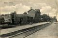 164984, Gezicht op de perronzijde van het S.S.-station Schinnen te Schinnen.