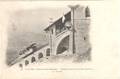 Lourdes - Funiculaire du Grand Jer - Voiture à l'arrivée de la Gare Supérieure
