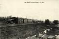 140 - CHAUNY dévasté (Aisne) - Vue intérieure de la gare provisoire.