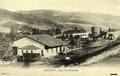 LANGOGNE (Lozère) - La gare, vue d'ensemble - Editeur : E.J. photographe.