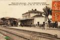 Vue intérieure de la gare de SAINT-GEORGES d'AURAC (Haute-Loire).
Embranchement de la ligne du Puy sur celle de Paris-Nîmes.