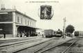 937 - La gare de LANGOGNE (Lozère) - Ligne Paris-Nîmes - Editeur : M.B. au Puy.