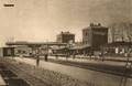 LE CATEAU (Nord) - Vue intérieure de la gare (carte allemande).