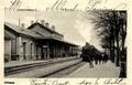SAINT-JEAN-d'ANGELY - Arrivée du train en gare.