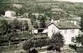 LUC (Lozère) - La gare - Passage d'un train vers 1955.
