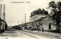 38 - ANCENIS (Loire-inf.) - Vue intérieure de la Gare, arrivée d'un Train.