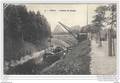 LIERRE ..-- Avenue du Canal . Grue , Péniche . 1910 vers COUVIN ( Louis FOURNY , Station de ) . Voir verso .