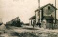SEPT-SAULX - La Gare - Editeur : Librairie Militaire Guérin à Mourmelon.