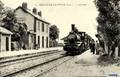 8 - BAILLEAU le PIN (Eure et Loir) - La Gare et le Train.