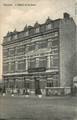 Belgique - Marche-en-Famenne - Marloie : L'Hôtel de la Gare - Pub en façade : Grotte de Han et de Rochefort