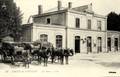 CHATEAU-GONTIER (Mayenne) - La cour de la Gare - Editeur : LL n°31.