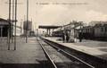 11 - LANGOGNE (Lozère) - La Gare - Départ d'un train pour le Midi.